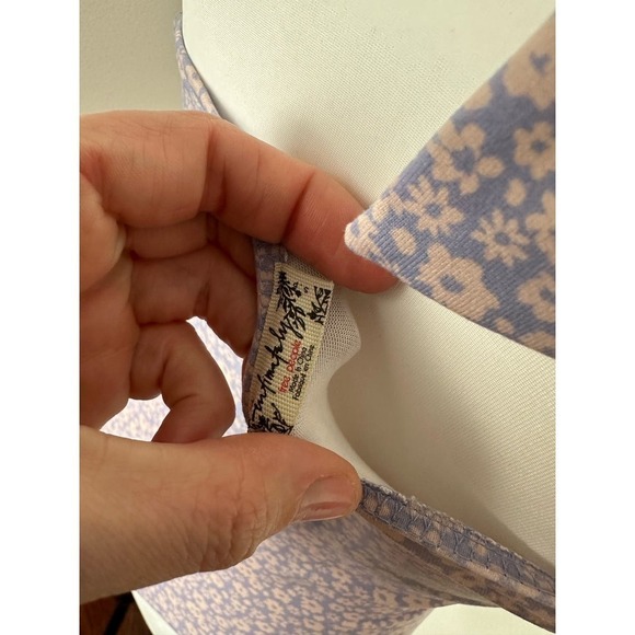 NWT Free People Talk Back Bodysuit Lilac Combo SMALL - Picture 7 of 10